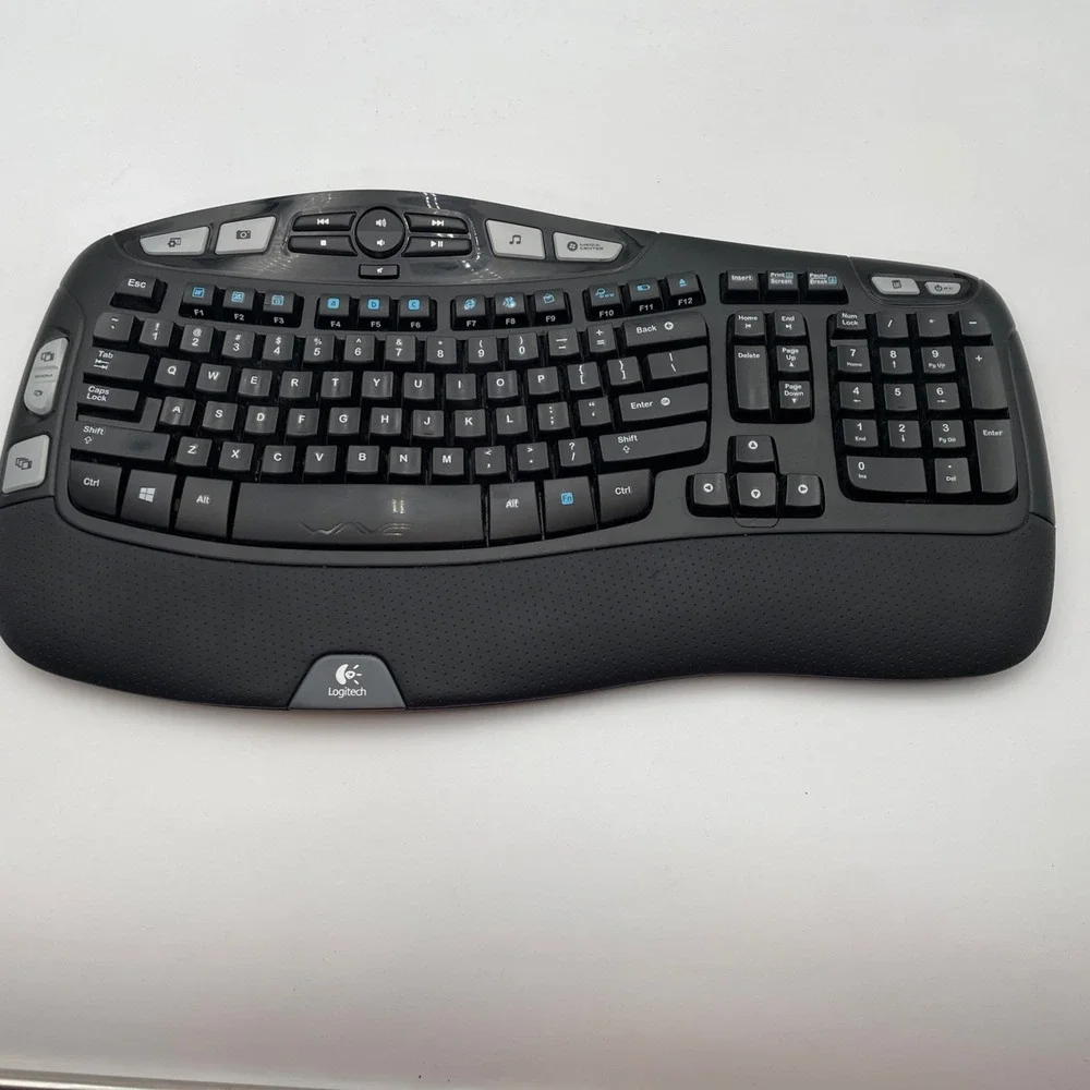 Logitech Wave K350 Ergonomic Wireless Keyboard - No Dongle